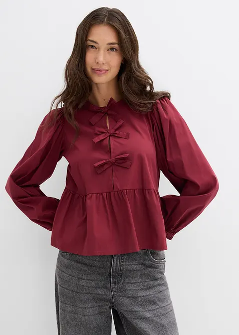 Blouse ornée de nœuds, bonprix