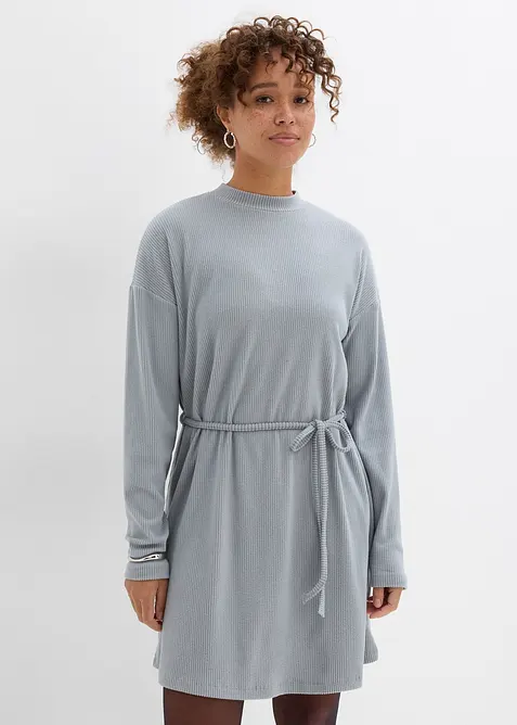 Robe courte et côtelée, bonprix