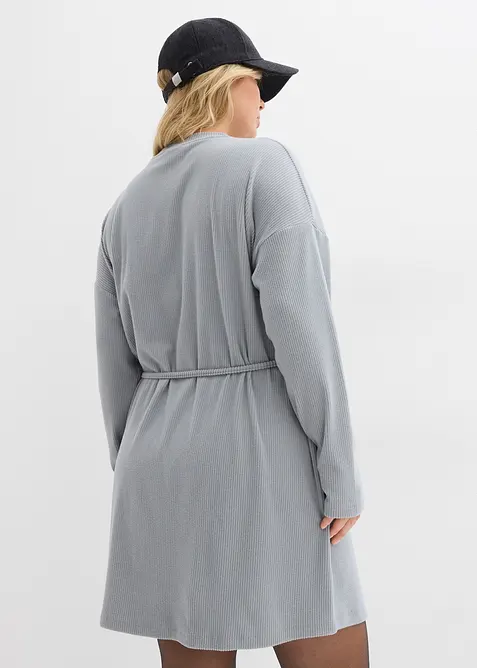 Robe courte et côtelée, bonprix