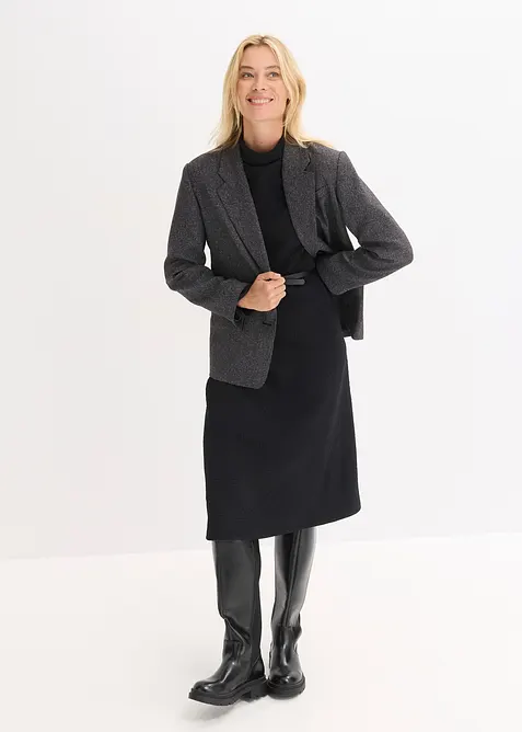 Robe midi &eacute;vas&eacute;e, bonprix