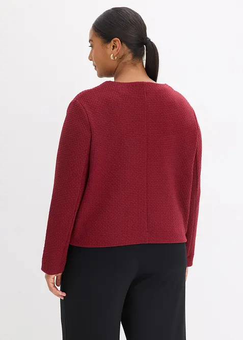 Blazer court en jersey, bonprix