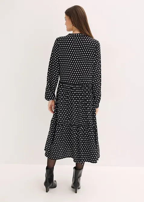 Robe midi en viscose fluide, bonprix