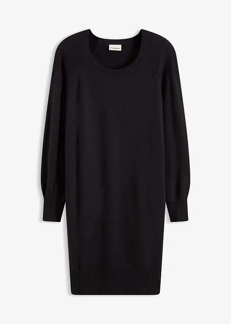 Robe courte en maille, bonprix