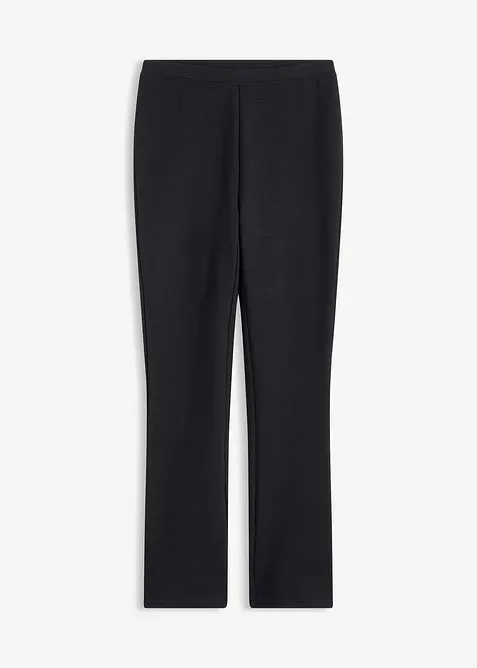 Pantalon en jersey effet froiss&eacute;, bonprix