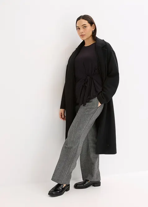 T-shirt manches longues en viscose douce et extensible, bonprix