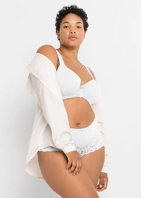 Soutien-gorge &agrave; coques et bretelles rembourr&eacute;es, bonprix
