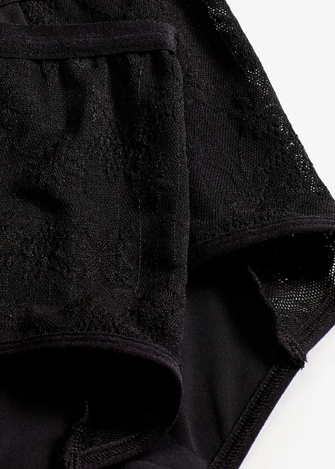 Lot de 2 culottes menstruelles en microfibre, flux modéré, bonprix