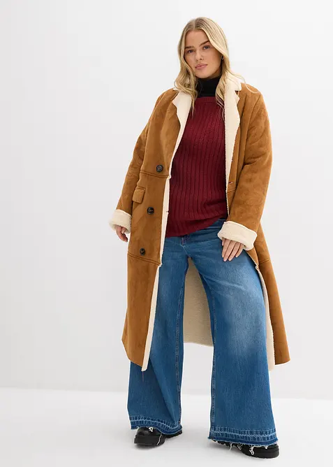 Pull oversize c&ocirc;tel&eacute;, bonprix