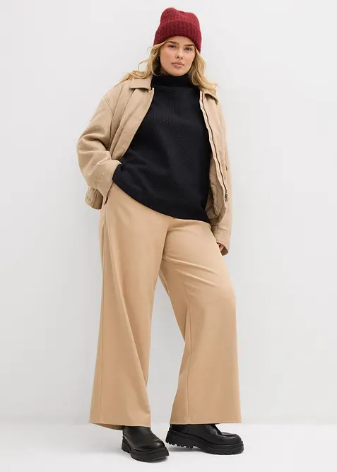 Sweat-shirt &agrave; col montant, bonprix