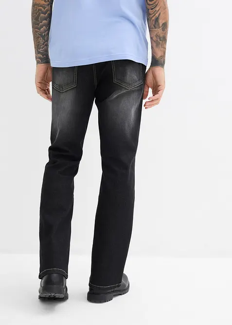 Jean classique &agrave; taille &eacute;lastiqu&eacute;e, bootcut, bonprix