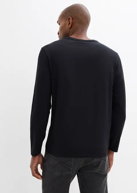 T-shirt manches longues 100% coton, bonprix