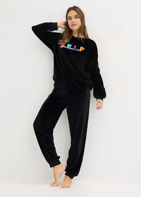 Tenue d&rsquo;int&eacute;rieur en velours, bonprix