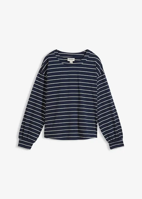 T-shirt manches longues 100% coton, bonprix