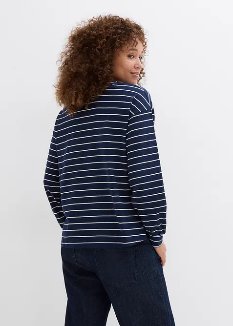 T-shirt manches longues 100% coton, bonprix