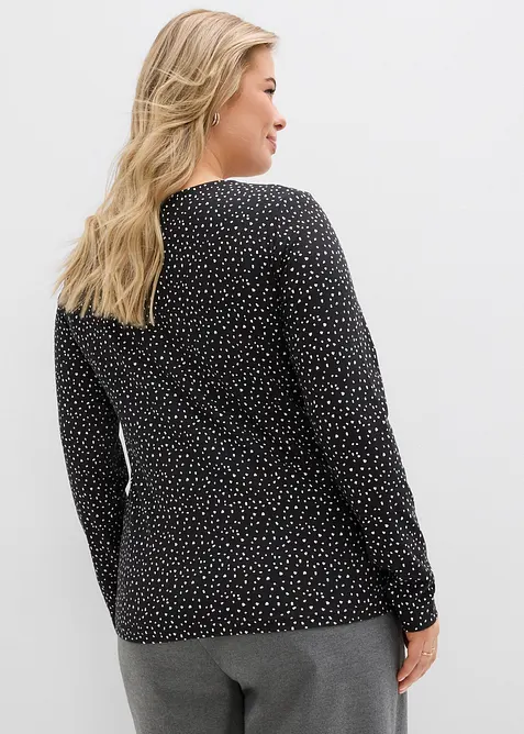 Lot de 2 T-shirts manches longues, bonprix