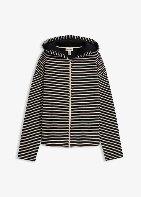 Sweat zipp&eacute; ray&eacute;, bonprix