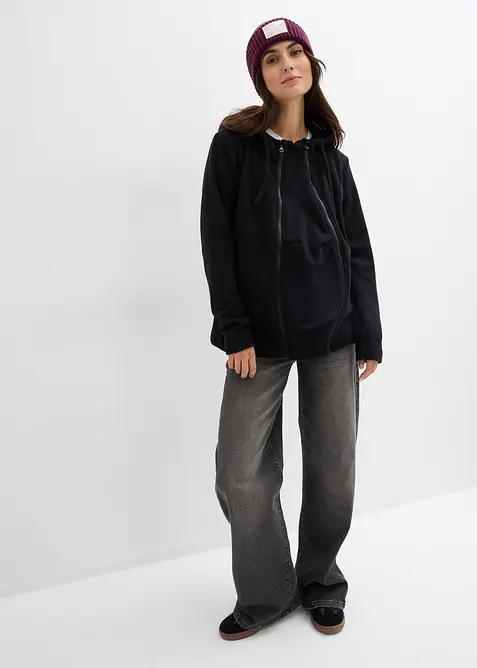 Veste polaire de grossesse et de portage devant et derri&egrave;re, bonprix