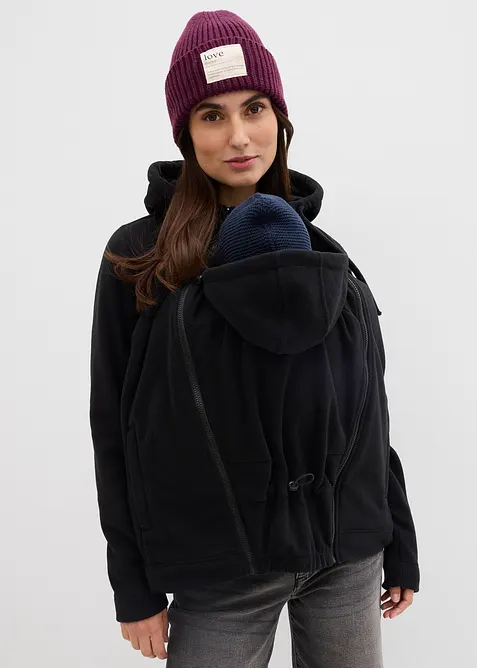 Veste polaire de grossesse et de portage devant et derri&egrave;re, bonprix