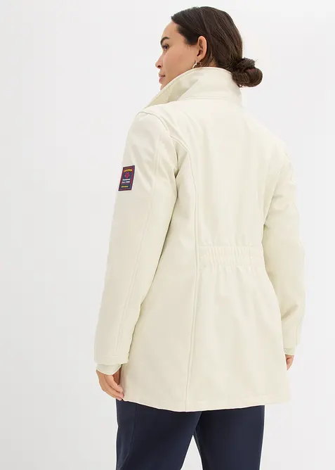 Longue parka en softshell extensible et déperlant, bonprix