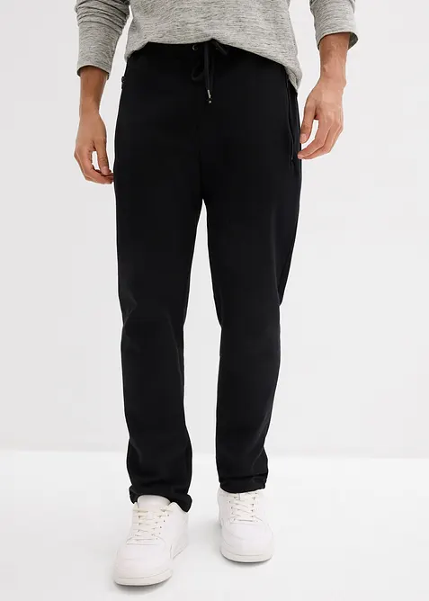 Pantalon de jogging en coton avec poches zippées pratiques, bonprix