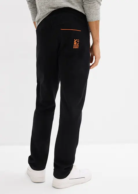 Pantalon de jogging en coton avec poches zippées pratiques, bonprix