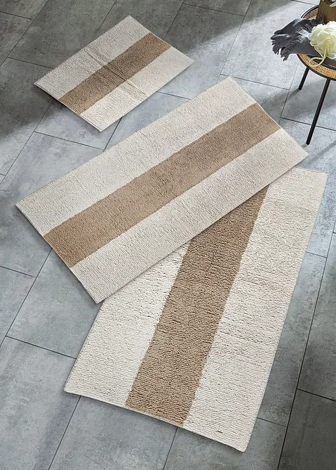 Tapis de bain ray&eacute;, bonprix