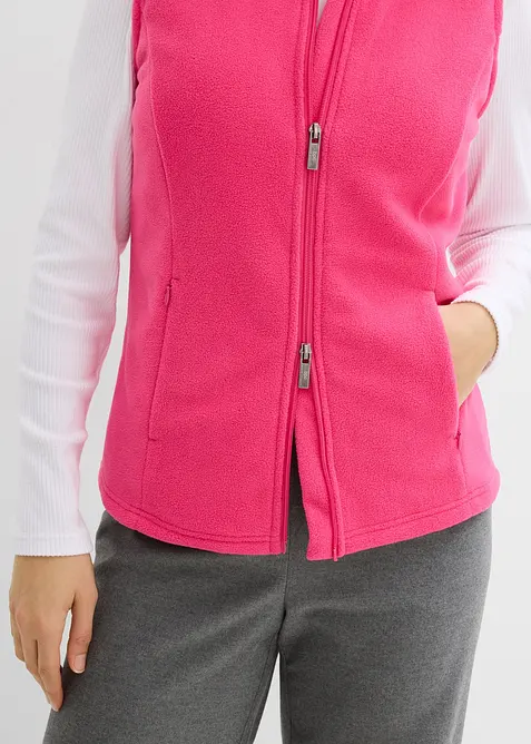 Gilet sans manches en polaire avec poches, bonprix