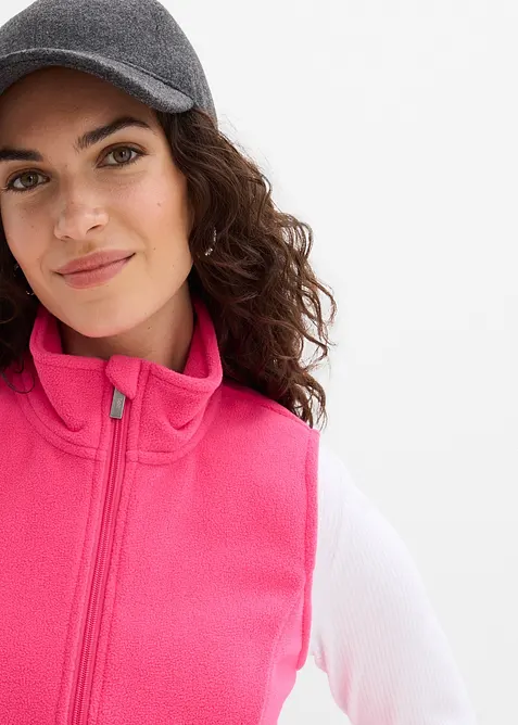 Gilet sans manches en polaire avec poches, bonprix