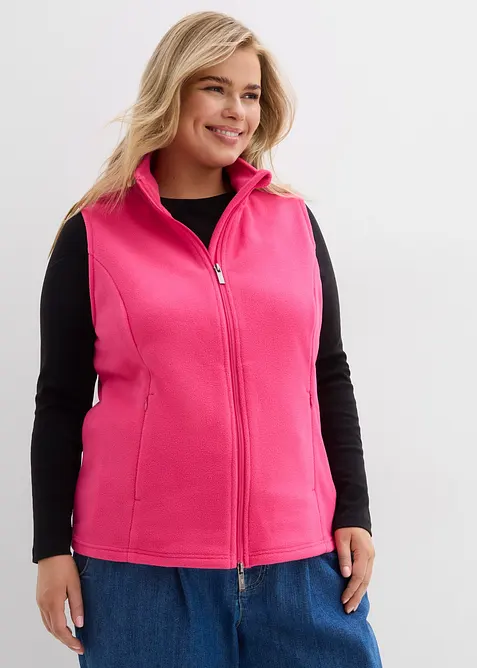 Gilet sans manches en polaire avec poches, bonprix