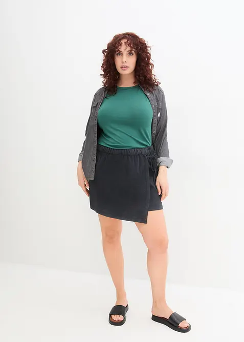 Jupe-short 100% coton, bonprix