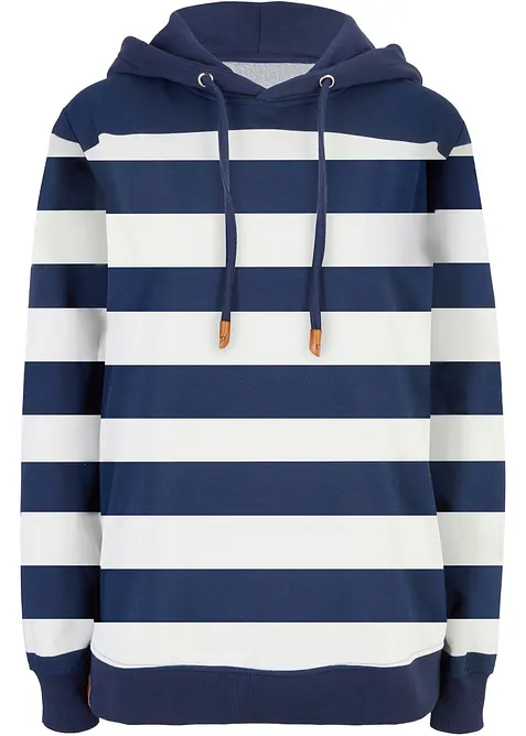 Sweat &agrave; capuche 100% coton, bonprix