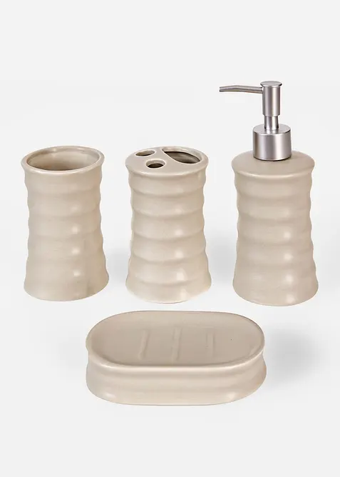 Lot de 4&nbsp;accessoires de salle de bain, bonprix
