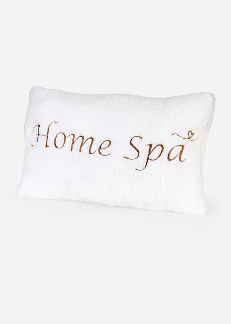 Coussin d&eacute;co en tissu sherpa moelleux, bonprix