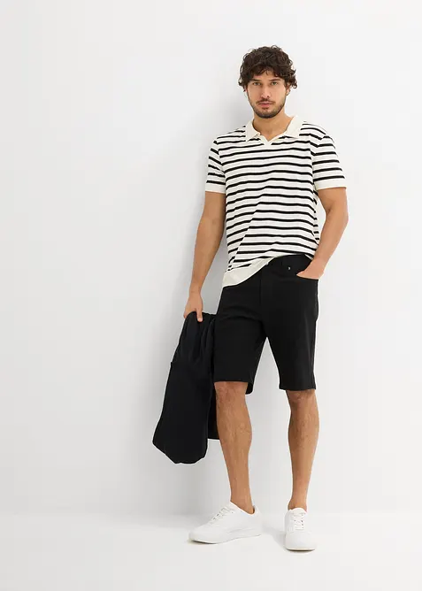 Lot de 2 bermudas extensibles, Regular, bonprix