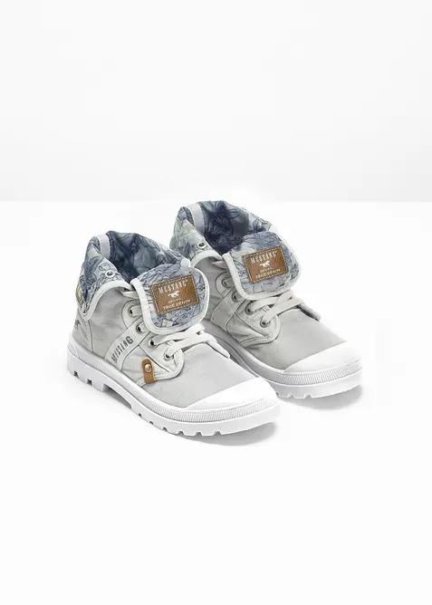 Baskets montantes Mustang en coton-toile, Mustang