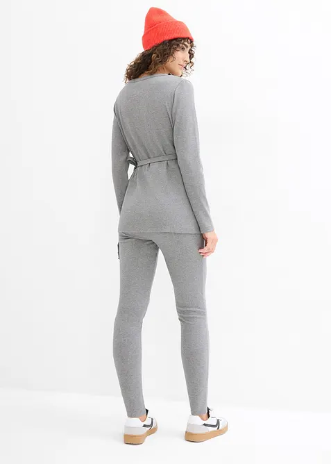 Gilet cache-cœur de grossesse et legging confortable (ens. 2 pces), bonprix