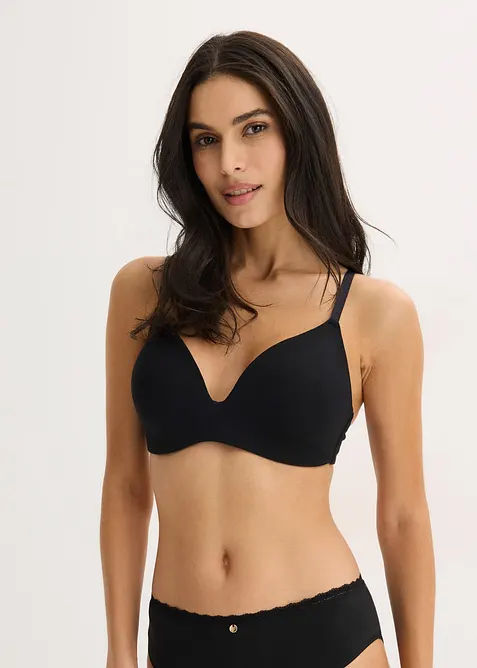 Soutien-gorge coton &agrave; coques sans armatures, bonprix