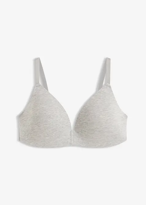Soutien-gorge coton &agrave; coques sans armatures, bonprix