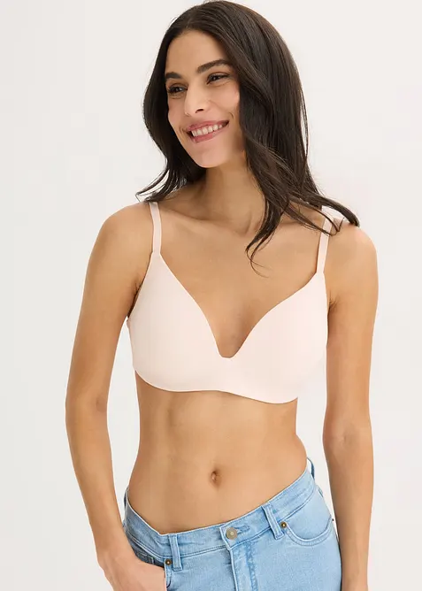 Soutien-gorge coton &agrave; coques sans armatures, bonprix