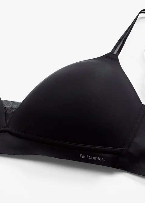 Soutien-gorge &agrave; coques Feel Comfort, empi&egrave;cement mesh, sans armatures, bonprix
