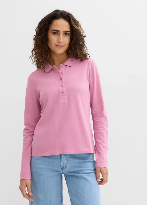 Polo en maille piqu&eacute;e 100% coton, bonprix