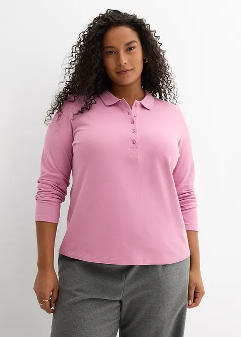 Polo en maille piqu&eacute;e 100% coton, bonprix