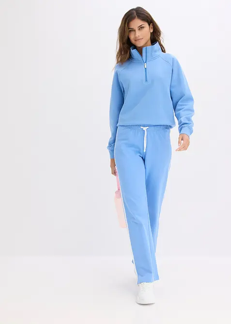 Lot de 2 pantalons en molleton &eacute;pais 100% coton, bonprix