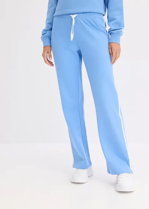 Lot de 2 pantalons en molleton &eacute;pais 100% coton, bonprix