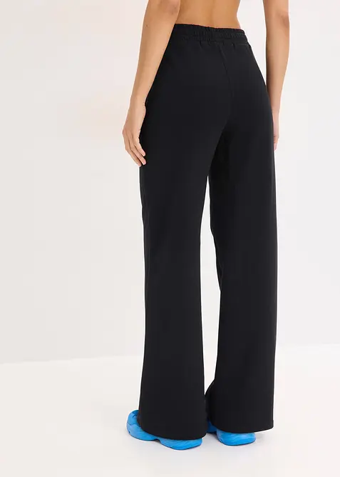 Jogging taille haute 100% coton, bonprix