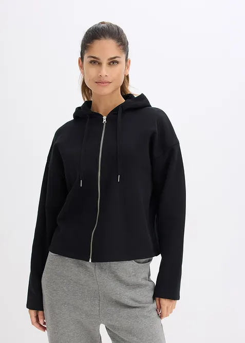 Sweat zipp&eacute; 100% coton, bonprix