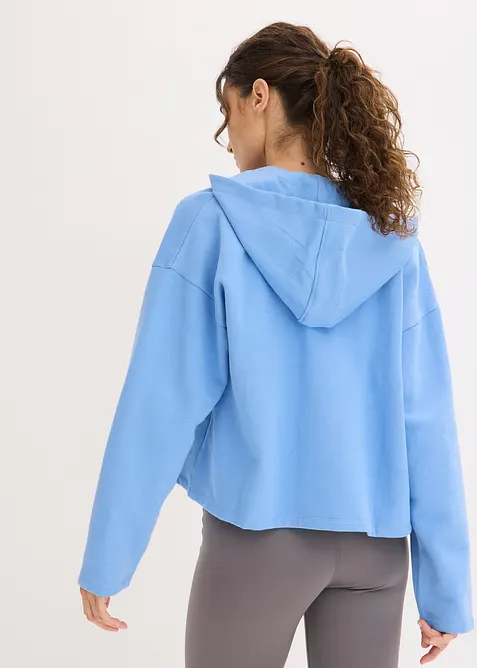 Sweat zipp&eacute; 100% coton, bonprix