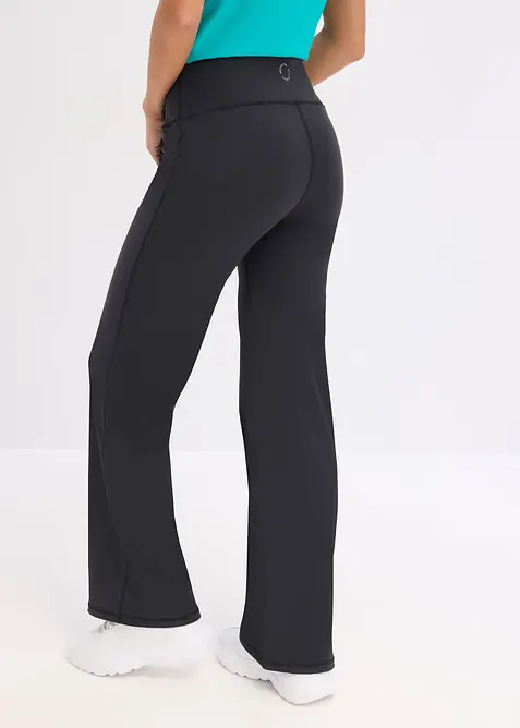 Legging de sport en mati&egrave;re toucher coton, coupe droite, bonprix