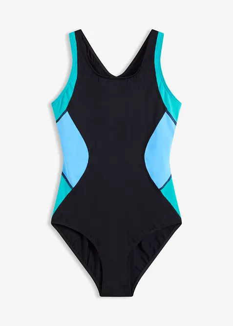 Maillot 1 pi&egrave;ce de natation s&eacute;chage rapide, dos nageur, bonprix