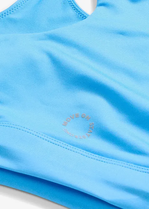 Soutien-gorge de sport dos nageur, maintien l&eacute;ger, bonprix